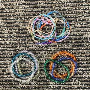 Colorful Beaded Bracelets Set for Kids